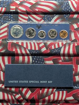 1966-P U.S. Special Mint Set In OGP - (1) 40% Silver Coins Condition PLEASE NOTE Some coins 