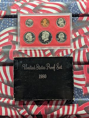 1980-S U.S. Proof Set In OGP Condition PLEASE NOTE Some coins may have a grade on the package 