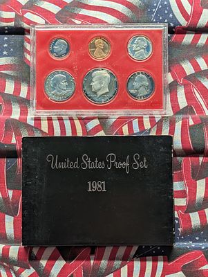 1981-S U.S. Proof Set In OGP Condition PLEASE NOTE Some coins may have a grade on the package 