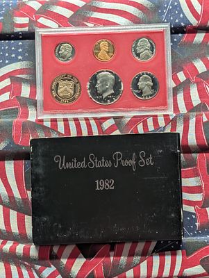 1982-S U.S. Proof Set In OGP Condition PLEASE NOTE Some coins may have a grade on the package 