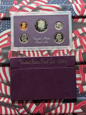 1985-S U.S. Proof Set In OGP Condition PLEASE NOTE Some coins may have a grade on the package 