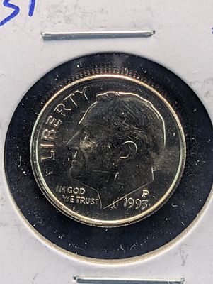 1993-P Roosevelt Dime Condition PLEASE NOTE Some coins may have a grade on the package or in 