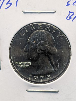 1973-P Washington Quarter Condition PLEASE NOTE Some coins may have a grade on the package or 