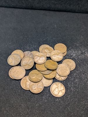 Twenty-Six 1929-P Lincoln Wheat Cents Condition PLEASE NOTE Some coins may have a grade on the 
