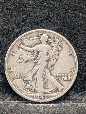 1943 Walking Liberty Half Dollar Condition PLEASE NOTE Some coins may have a grade on the 