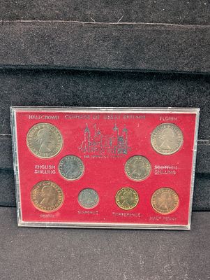 Coinage of Great Britain - 8 Coin set Condition PLEASE NOTE Some coins may have a grade on the 