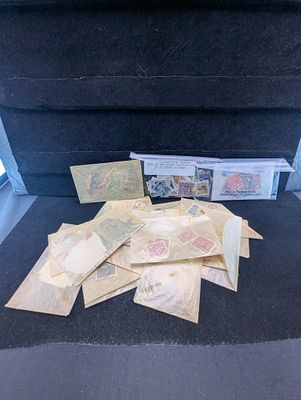 Assortment of Vintage Stamps Condition PLEASE NOTE Some coins may have a grade on the package 