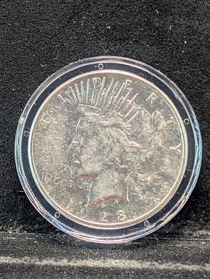 1928-S Peace Dollar Semi Key Date, 90% Silver 26.73g Condition PLEASE NOTE Some coins may have 