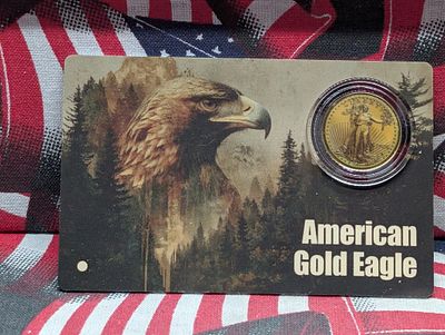 1/200th Troy Oz. .9999 FINE GOLD 2026 Liberia $30 American Gold Eagle Designed Coin in Capsule 
