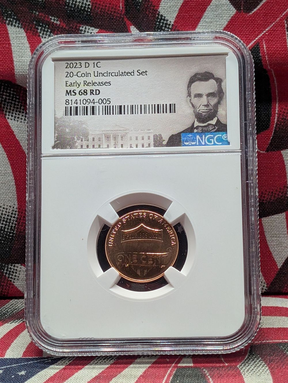 2023-D Lincoln Shield Cent - NGC MS68 RD - Early Release
Condition 
PLEASE NOTE Some coins may 