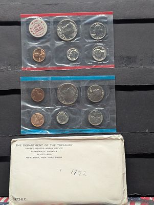 1972-P & D Unc. U.S. Mint Set. 1972-P &amp; D Unc. U.S. Mint Set Condition PLEASE NOTE Some 