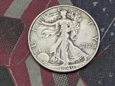 1940-S Walking Liberty 90% Silver Half Dollar Condition PLEASE NOTE Some coins may have a grade 