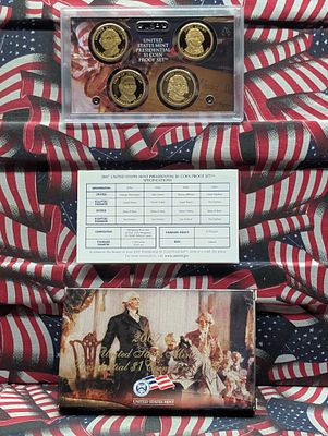 2007-S U.S. Presidential $1 Set Proof in OGP Condition PLEASE NOTE Some coins may have a grade 