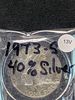 1973-S Eisenhower One Dollar, 40% Silver
Condition 
PLEASE NOTE Some coins may have a grade on Image - 2