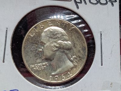1964 Silver Washington Quarter Condition PLEASE NOTE Some coins may have a grade on the package 