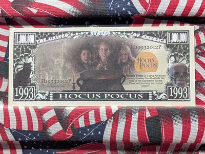 1993 Hocus Pocus One Million Dollar Novelty Note Condition PLEASE NOTE Some coins may have a 