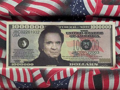 Johnny Cash One Million Dollar Novelty Note Condition PLEASE NOTE Some coins may have a grade 