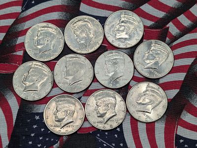 Lot of (10) Mixed Date Kennedy Half Dollars Condition PLEASE NOTE Some coins may have a grade 