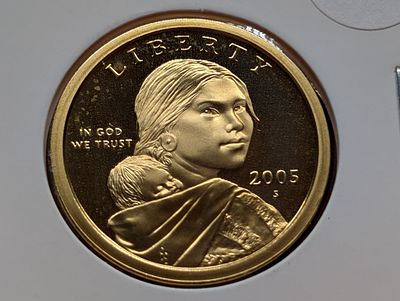 2005-S Proof Sacagawea Dollar with Eagle in Flight Reverse Condition PLEASE NOTE Some coins may 