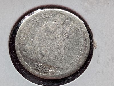 1886 Seated Liberty Dime Condition PLEASE NOTE Some coins may have a grade on the package or in 