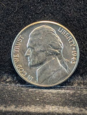 1943-S Jefferson Nickel, Full Steps WW2 Issue, 35% Silver Condition PLEASE NOTE Some coins may 
