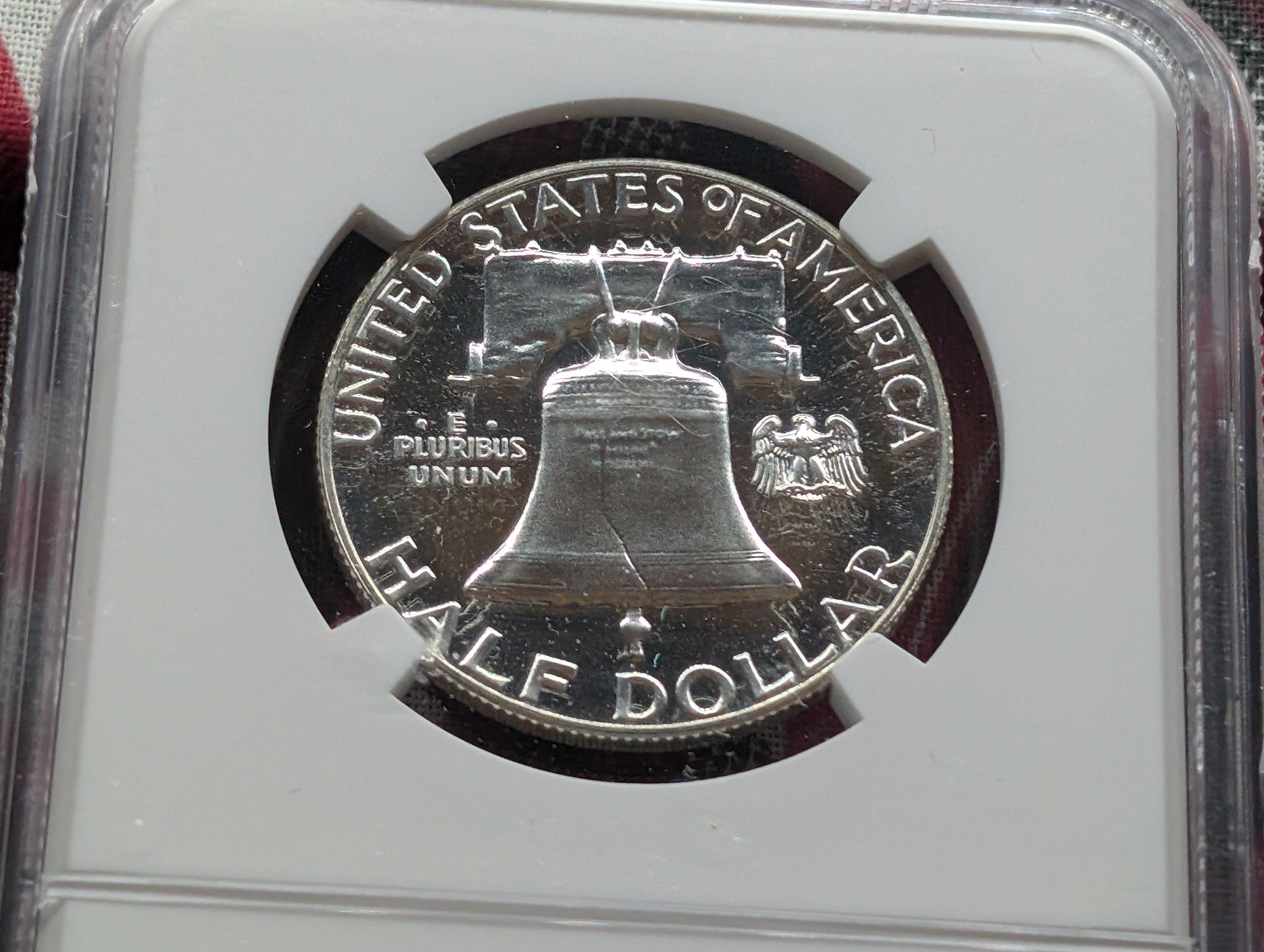 1962 PROOF Franklin 90% Silver Half Dollar - NGC PF67