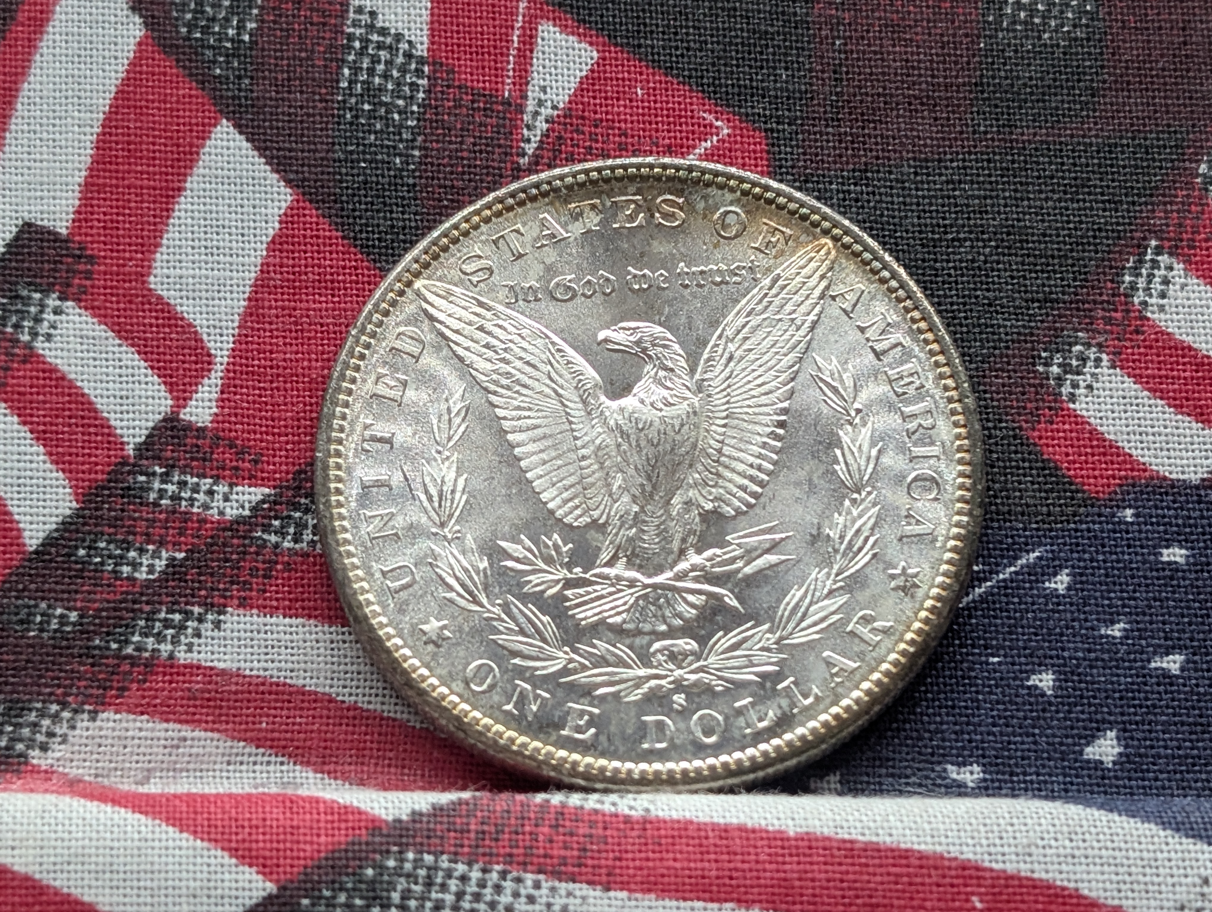 1882-S Morgan Silver Dollar W/ Toning