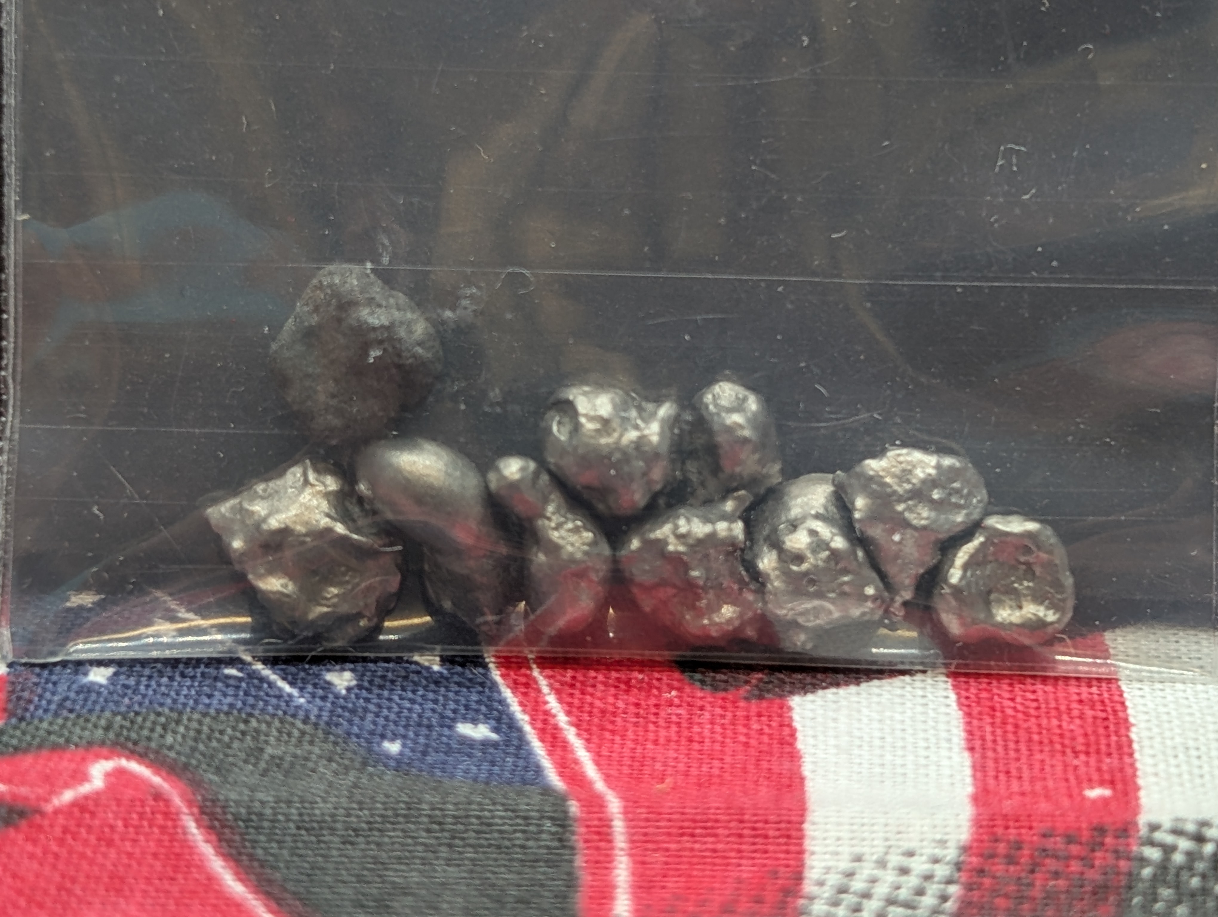 (10) Shooting Star Fragment Meteorite Space Rocks From Campo de Cielo, Argentina That Fell 2500 BC