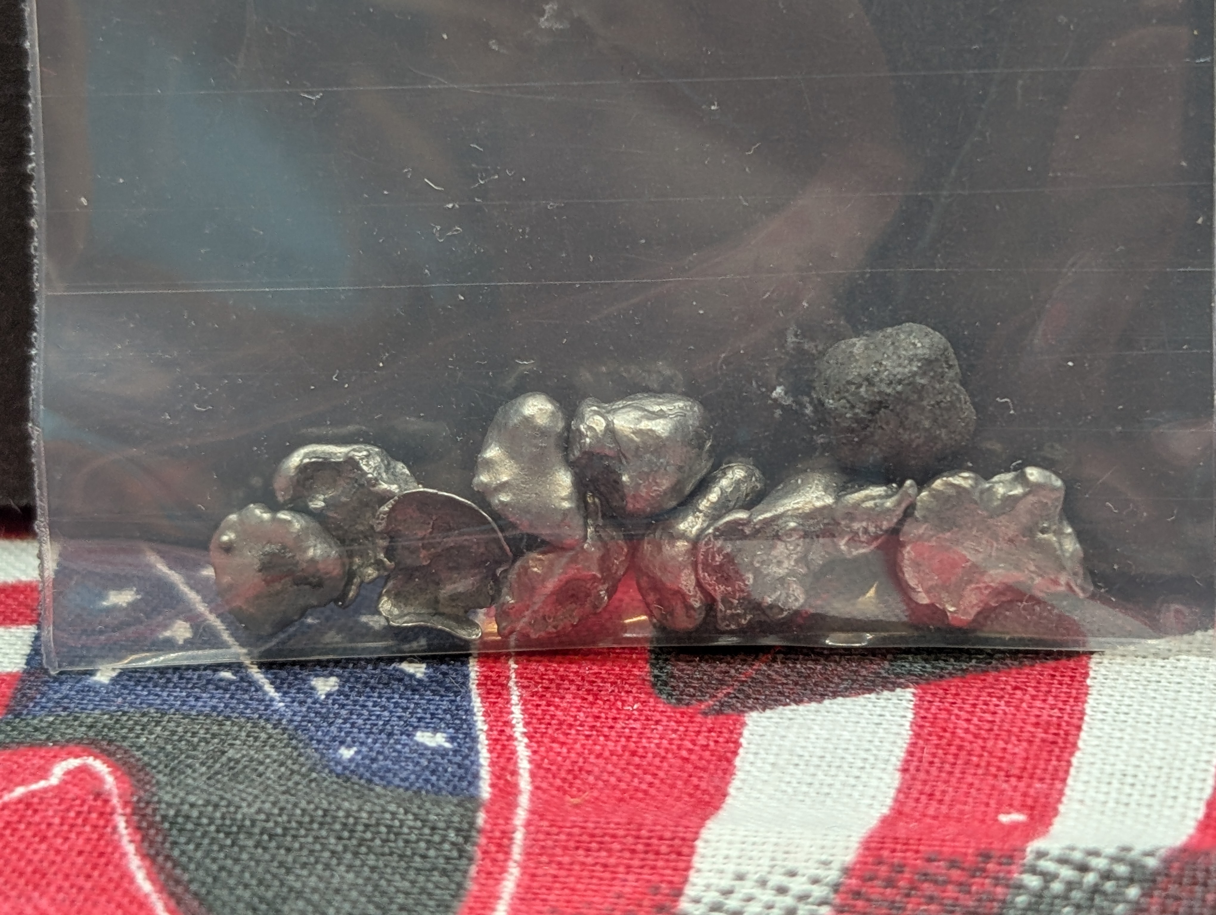 (10) Shooting Star Fragment Meteorite Space Rocks From Campo de Cielo, Argentina That Fell 2500 BC