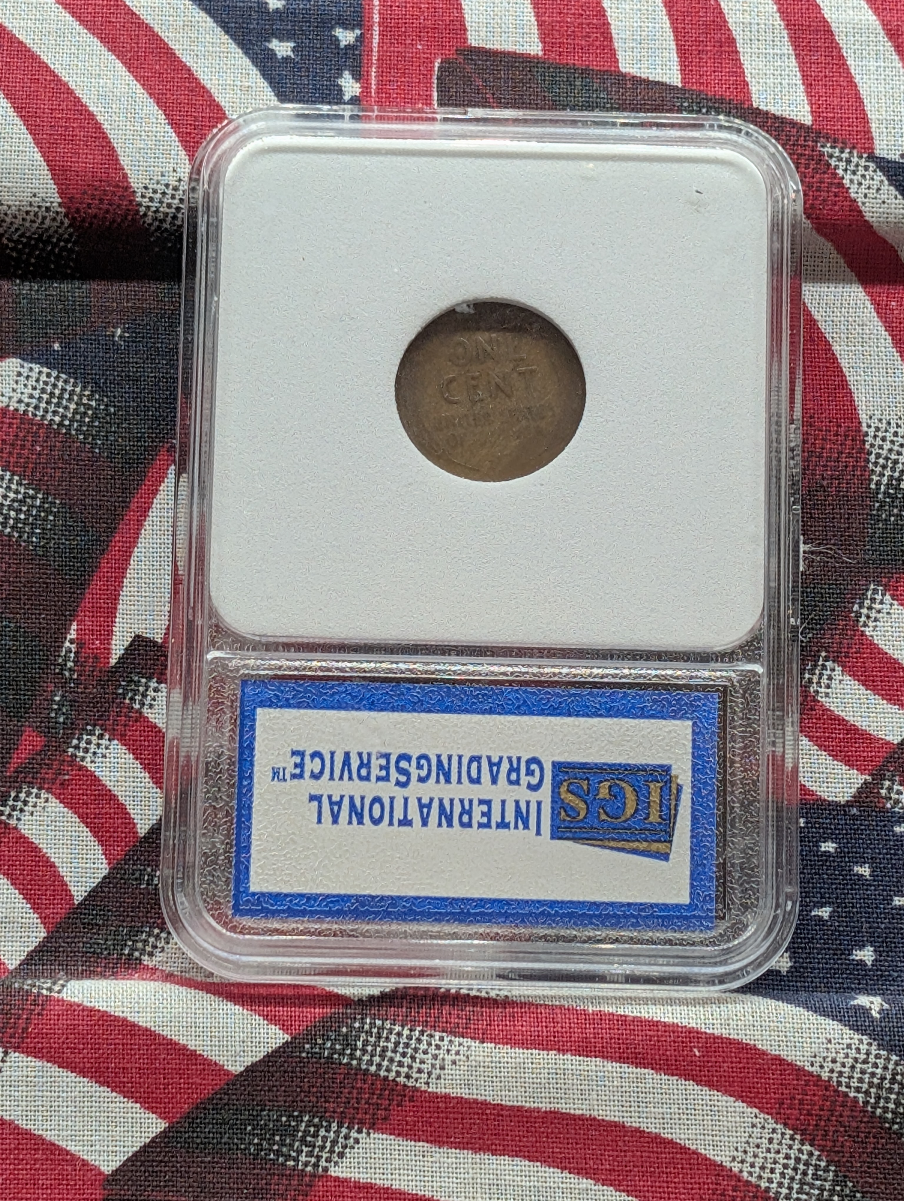 1917-D Lincoln Wheat Cent - IGS Grading Cert. G-4