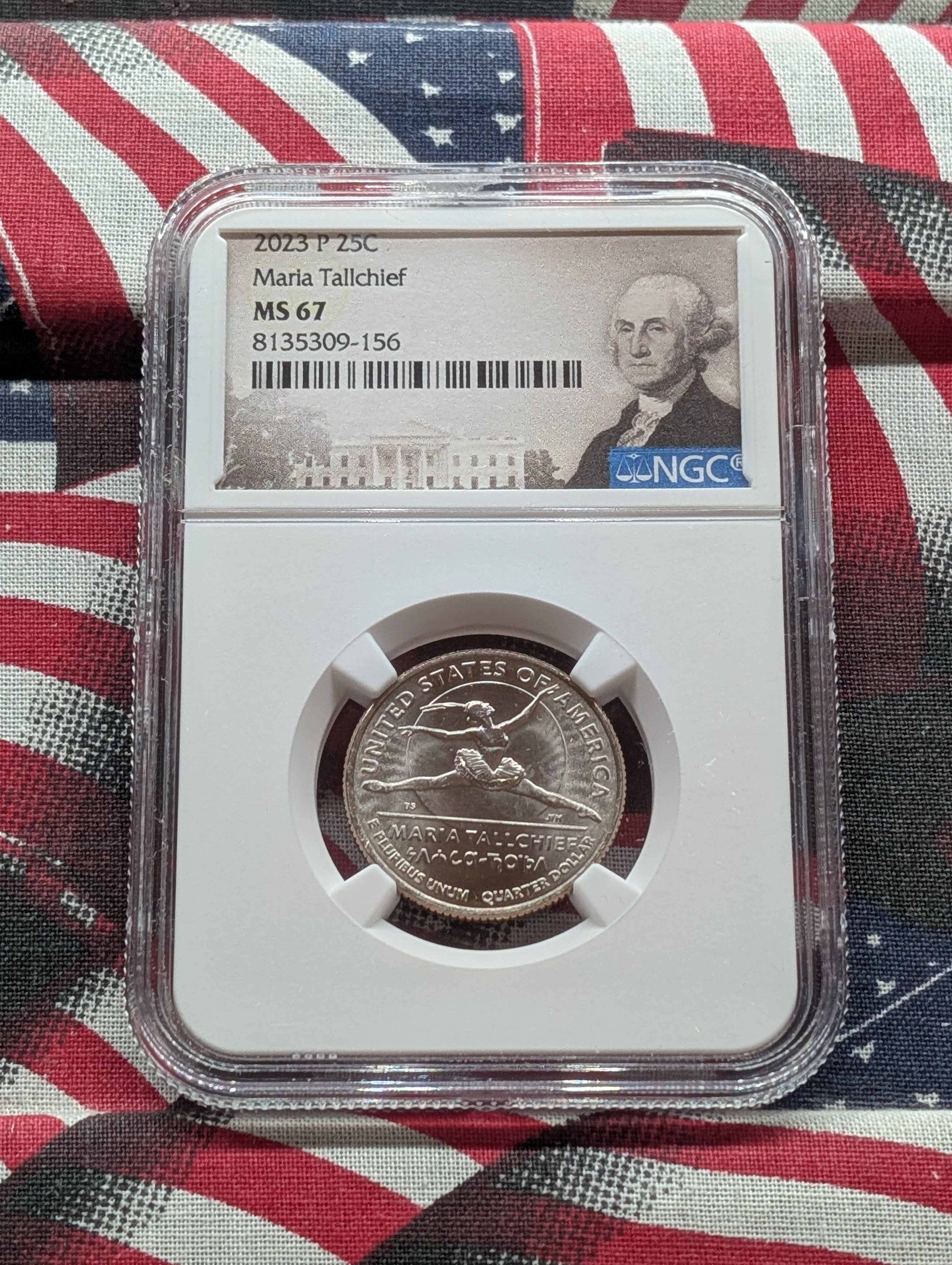 2023-P Maria Tallchief Quarter - NGC MS67