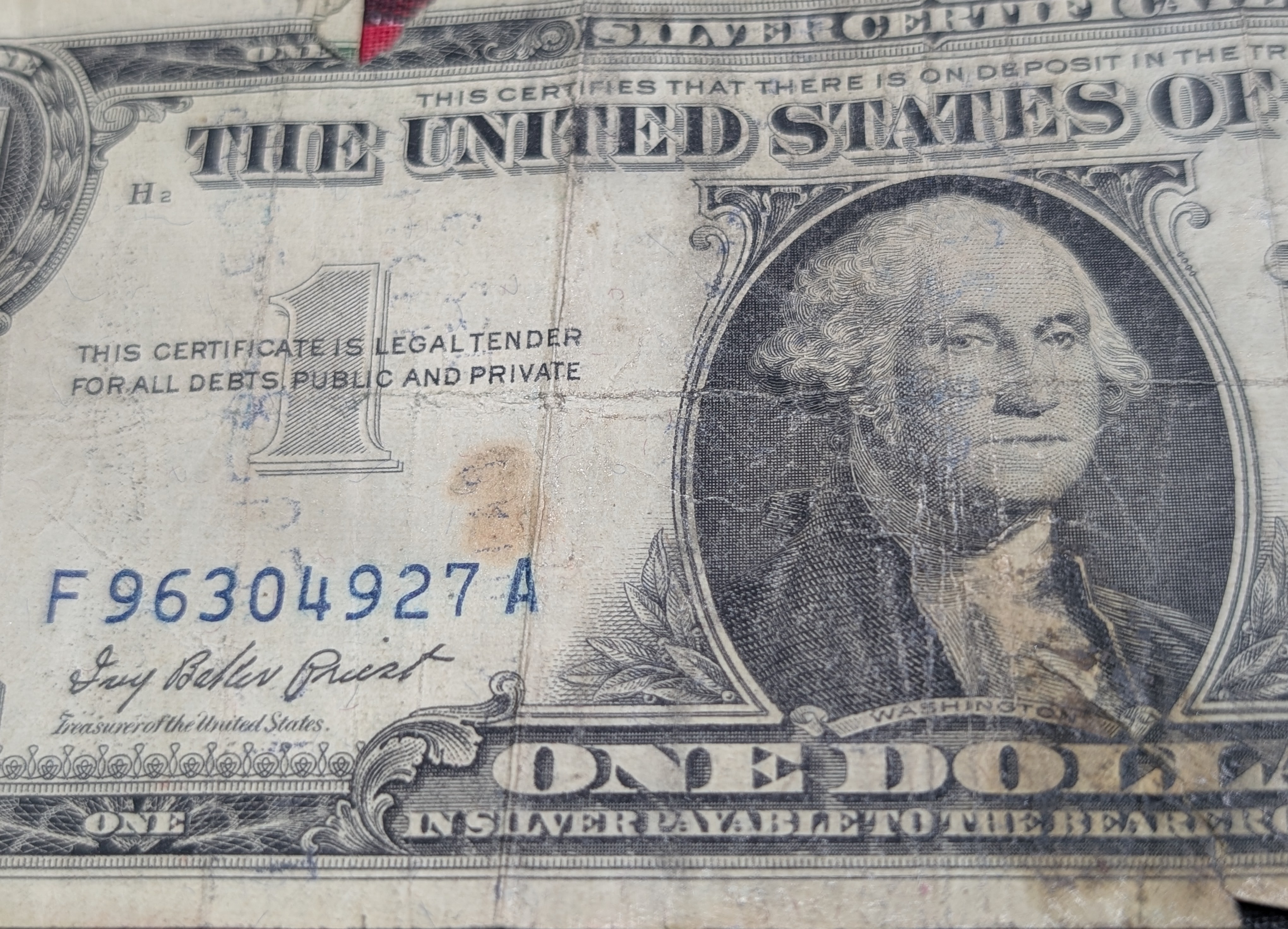 (1) 1957, (2) 57-A, (3) 57-B Series $1.00 Silver Certificates