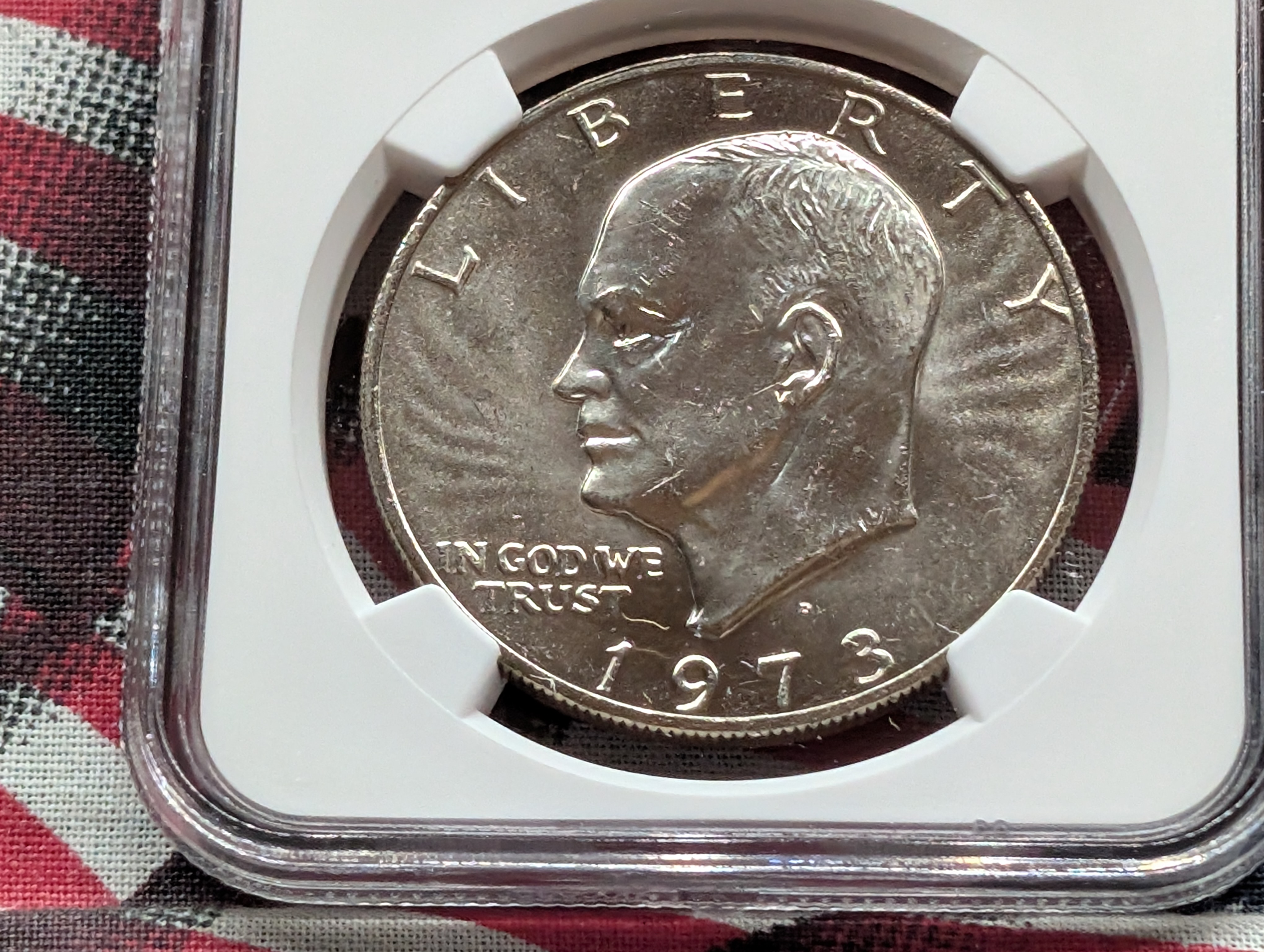 1973-D Eisenhower Dollar - NGC MS65