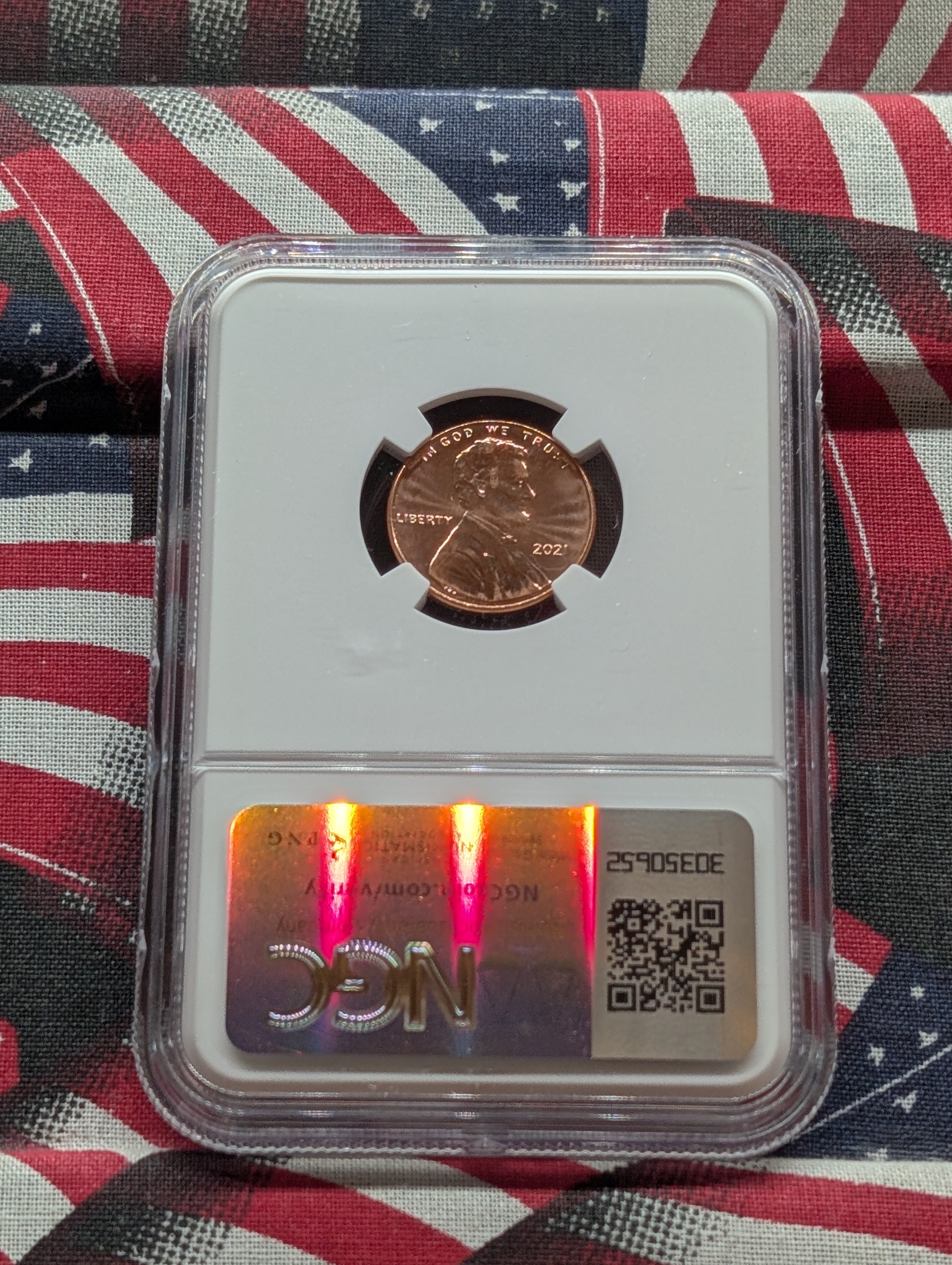 2021 Lincoln Shield Cent - NGC MS68 RD - from a 14-Coin Uncirculated Set