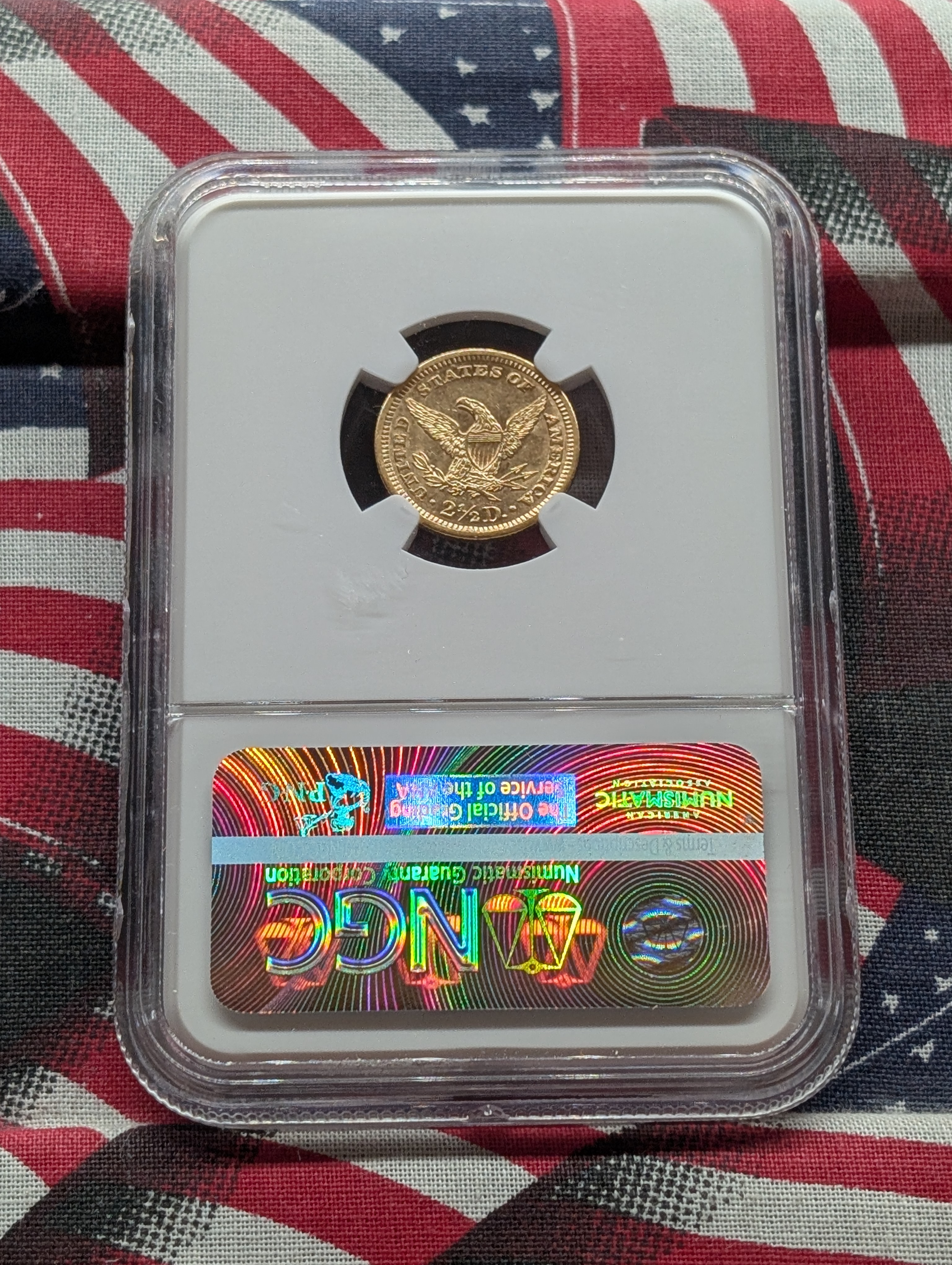 1903 Liberty Head $2.50 90% GOLD Quarter Eagle - NGC AU58