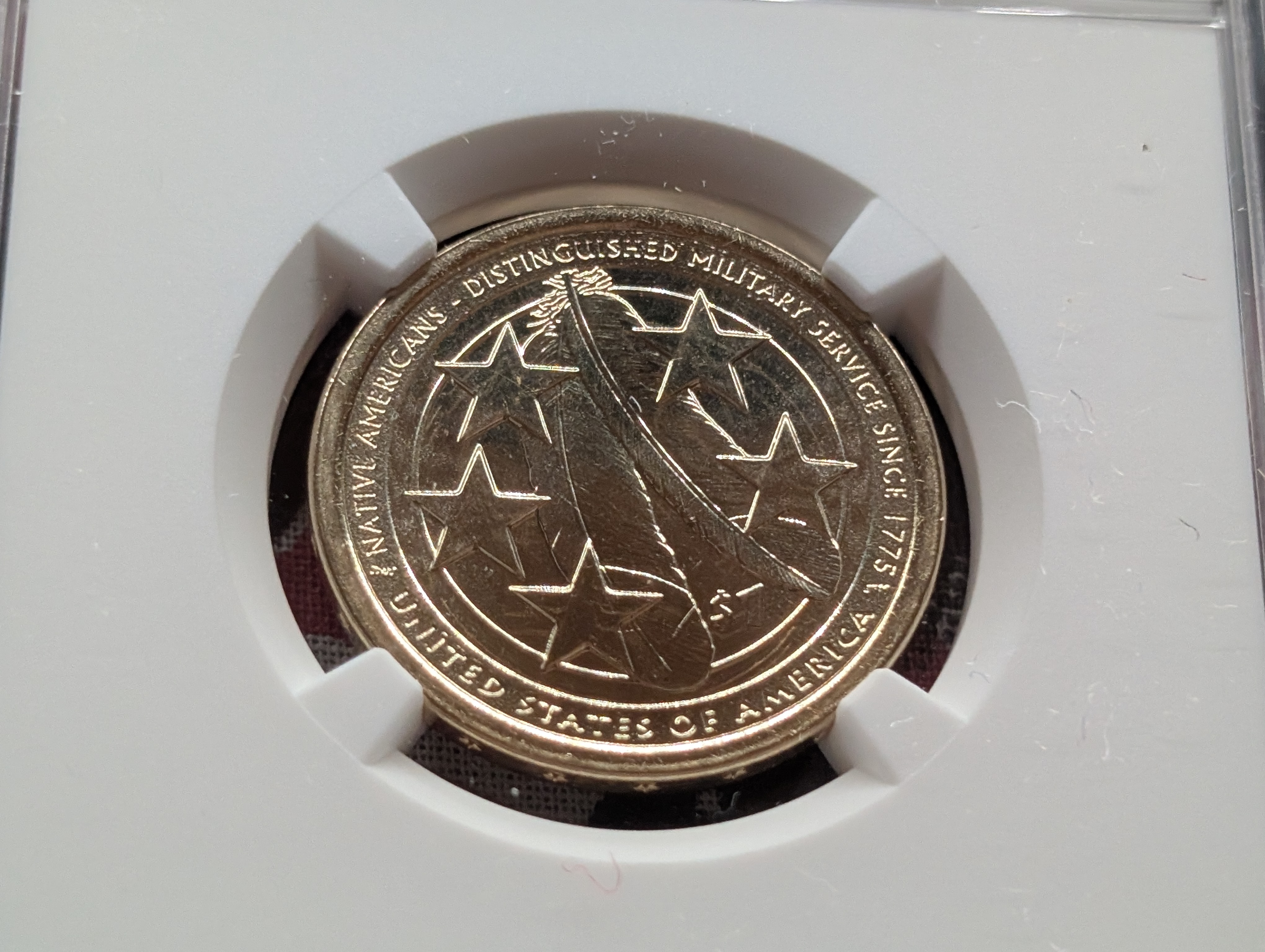 2021-D Sacagawea Military Service Dollar - NGC MS67 - From a 14- Coin Uncirculated Set