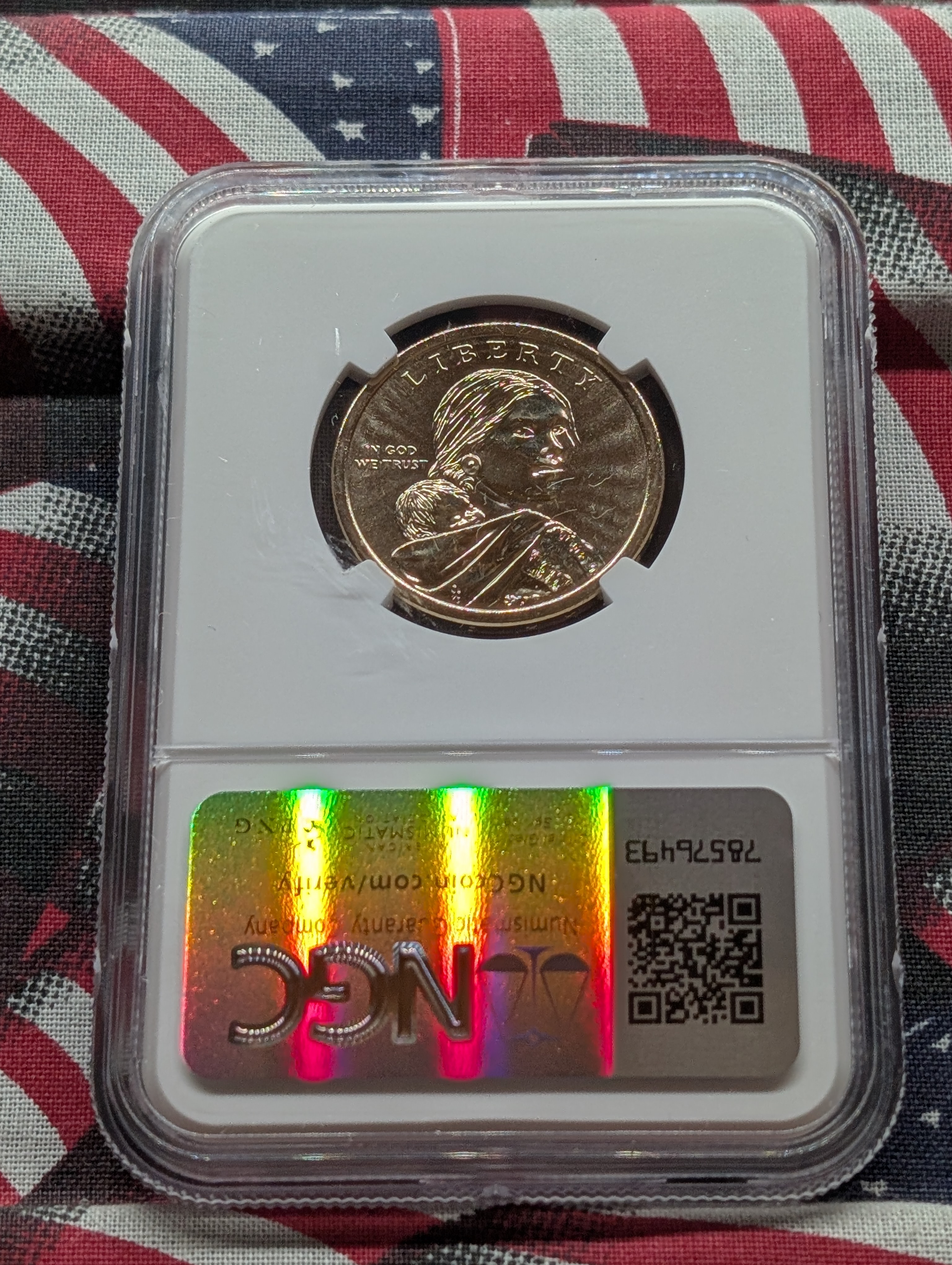 2021-D Sacagawea Military Service Dollar - NGC MS67 - From a 14- Coin Uncirculated Set