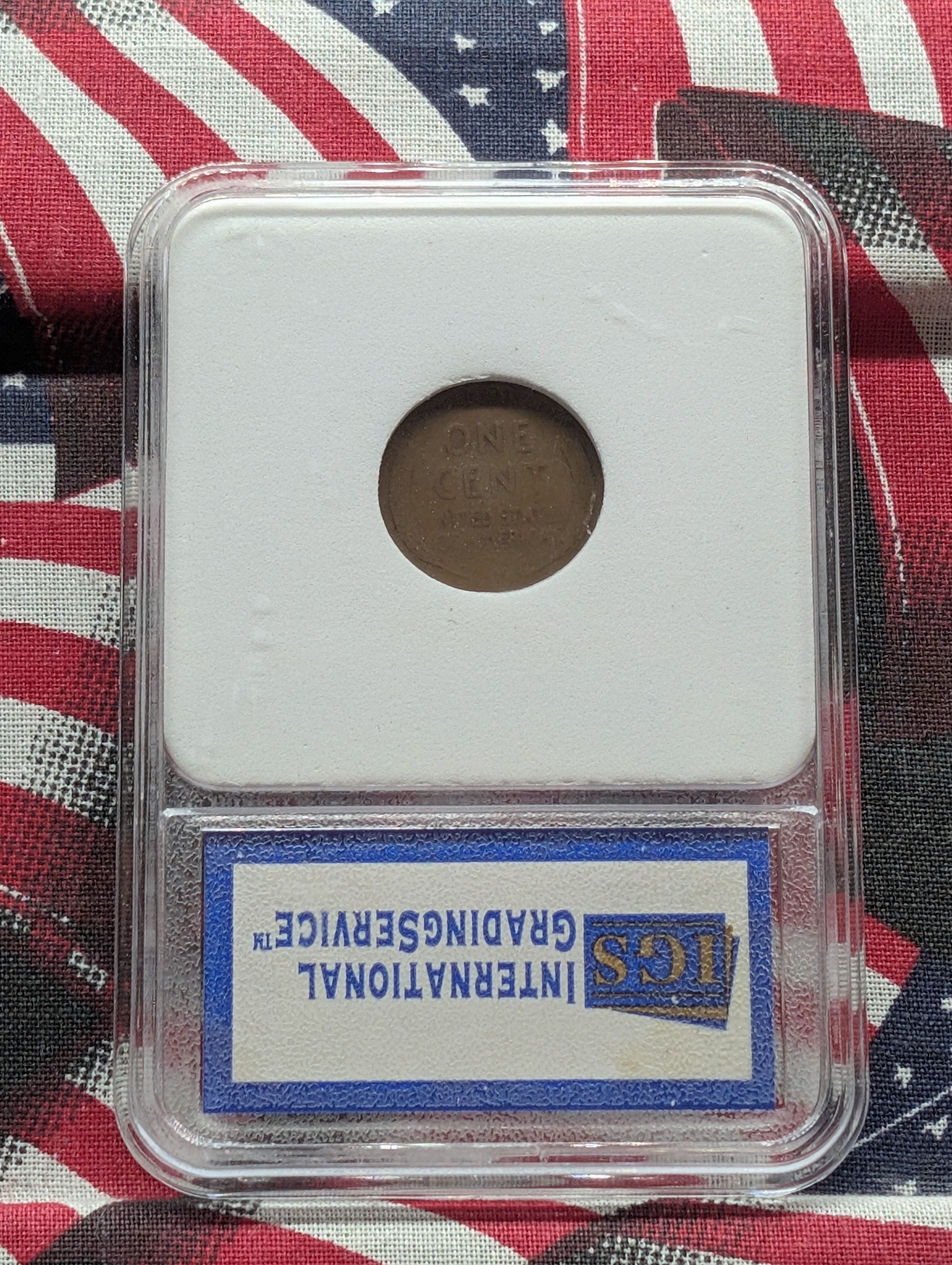 1915-P Lincoln Wheat Cent - IGS Grading Cert. VG-8