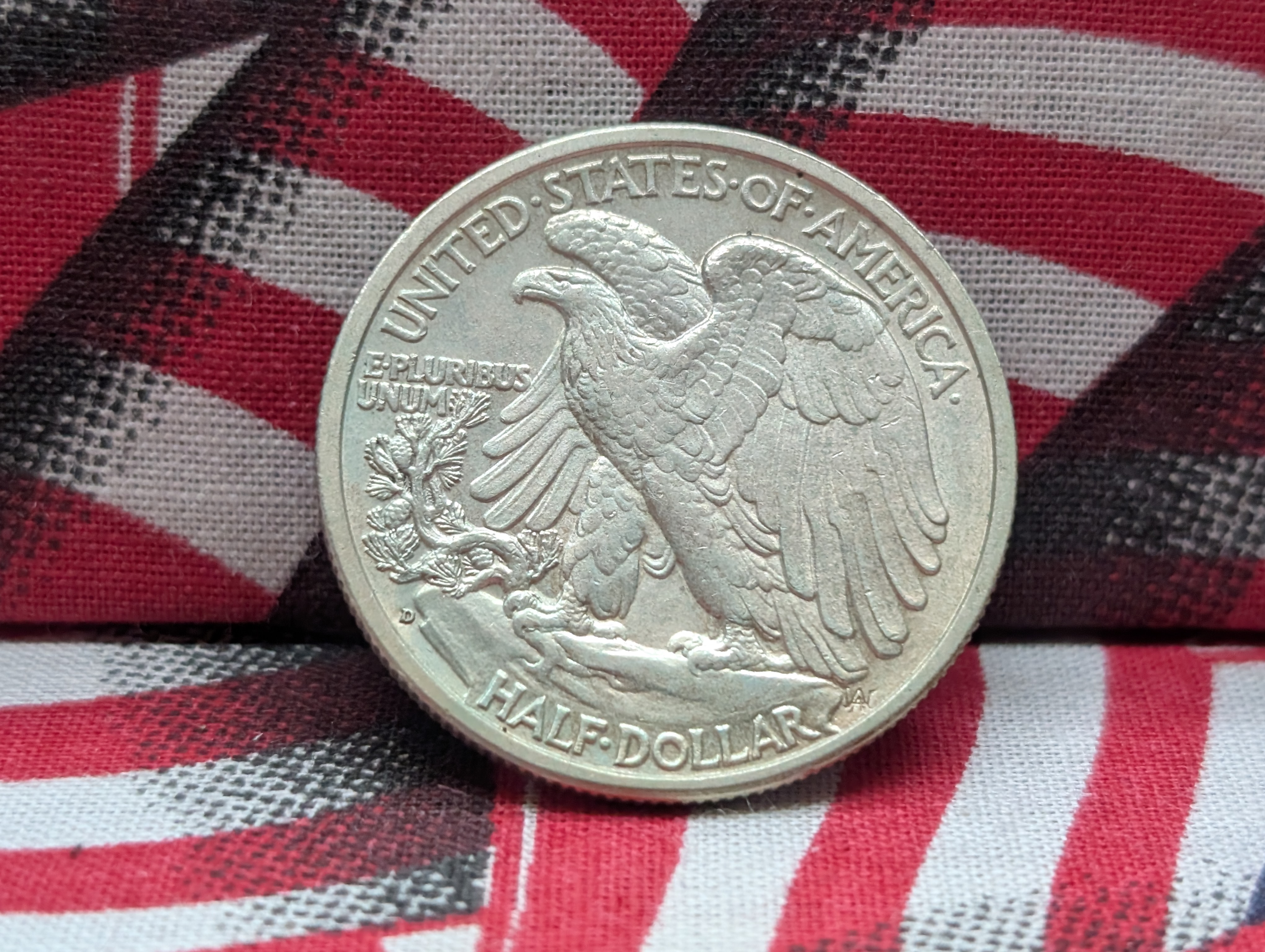 1939-D Walking Liberty 90% Silver Half Dollar