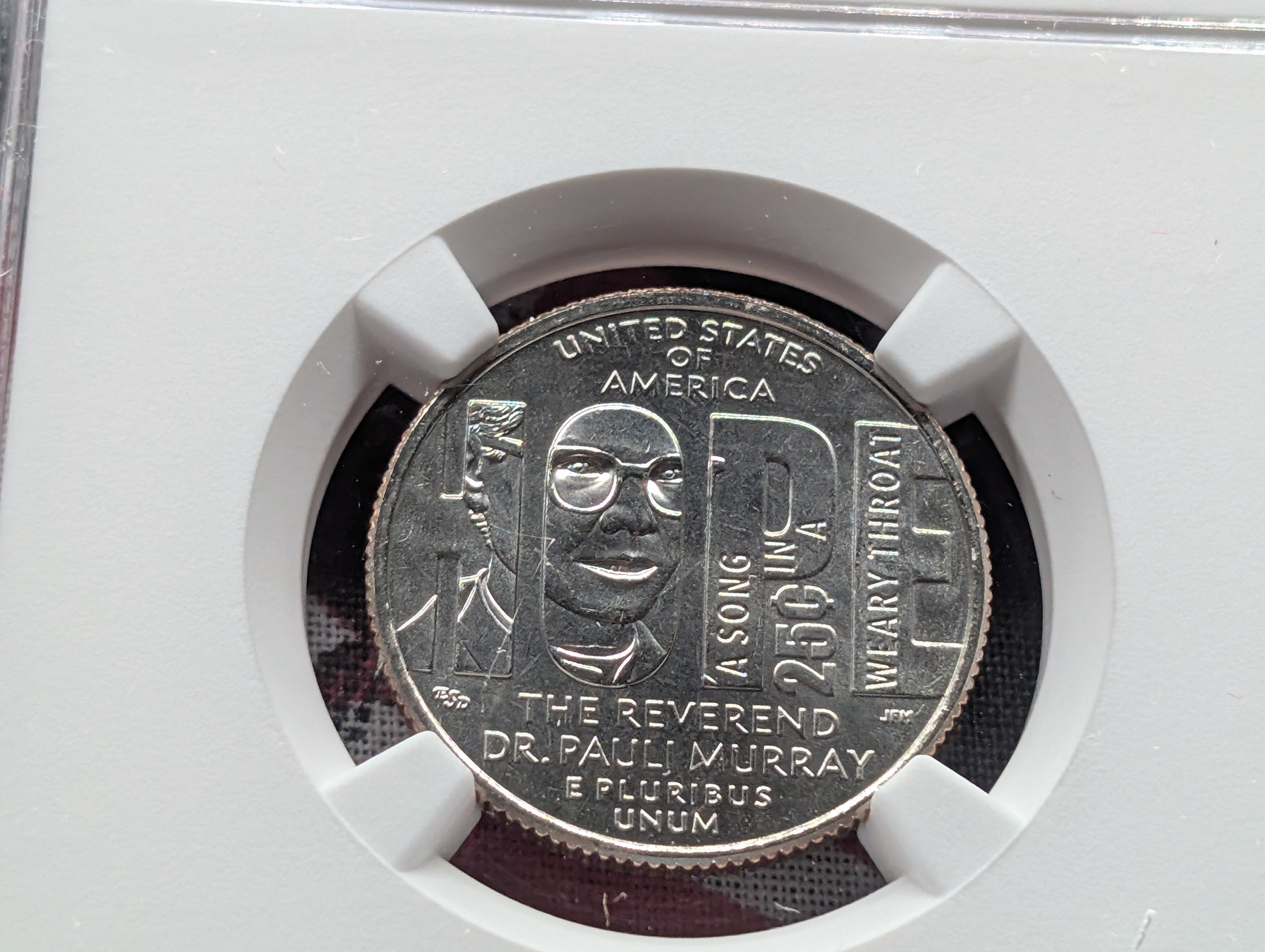 2024-P Rev. Dr. Pauli Murray Quarter - NGC MS68 - Early Release - From a 20-Coin Uncirculated Set