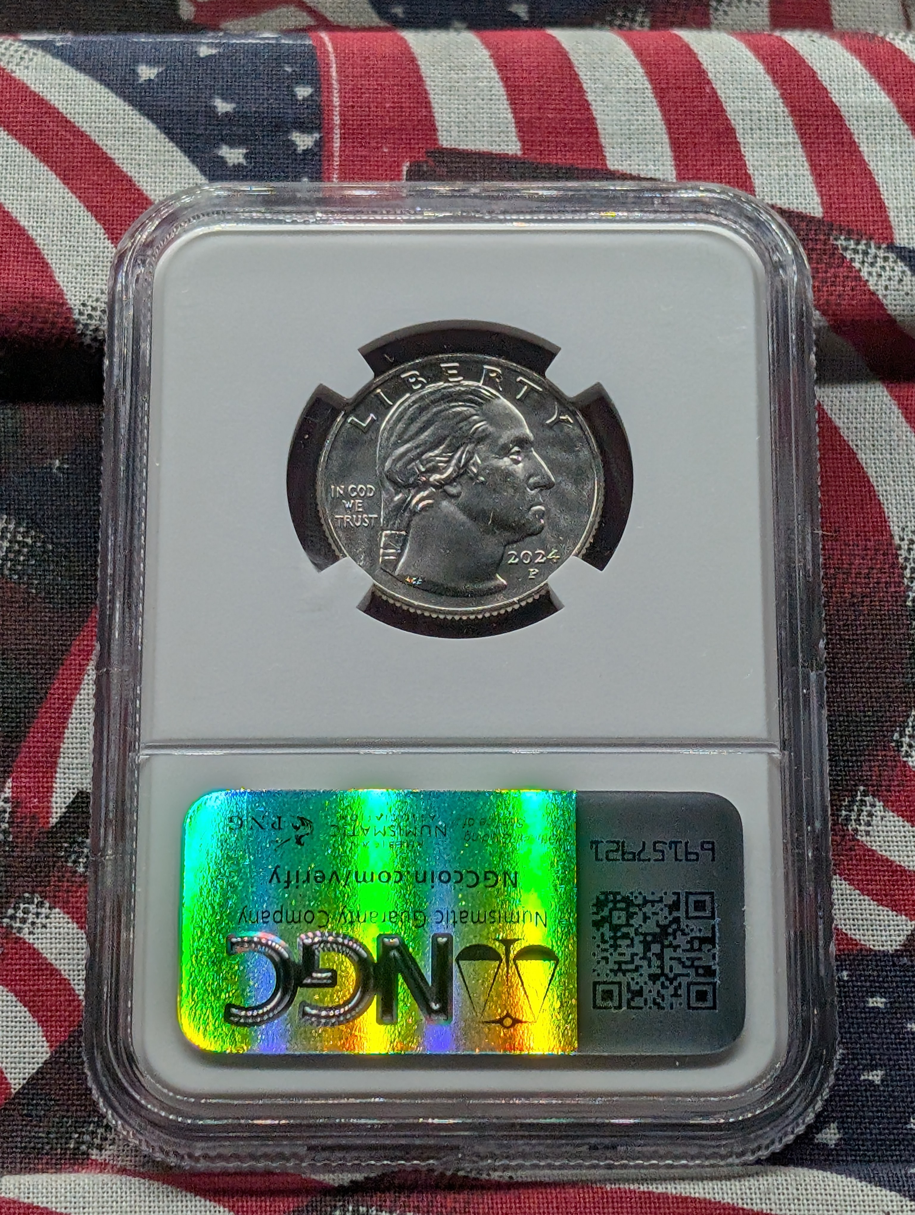 2024-P Rev. Dr. Pauli Murray Quarter - NGC MS68 - Early Release - From a 20-Coin Uncirculated Set