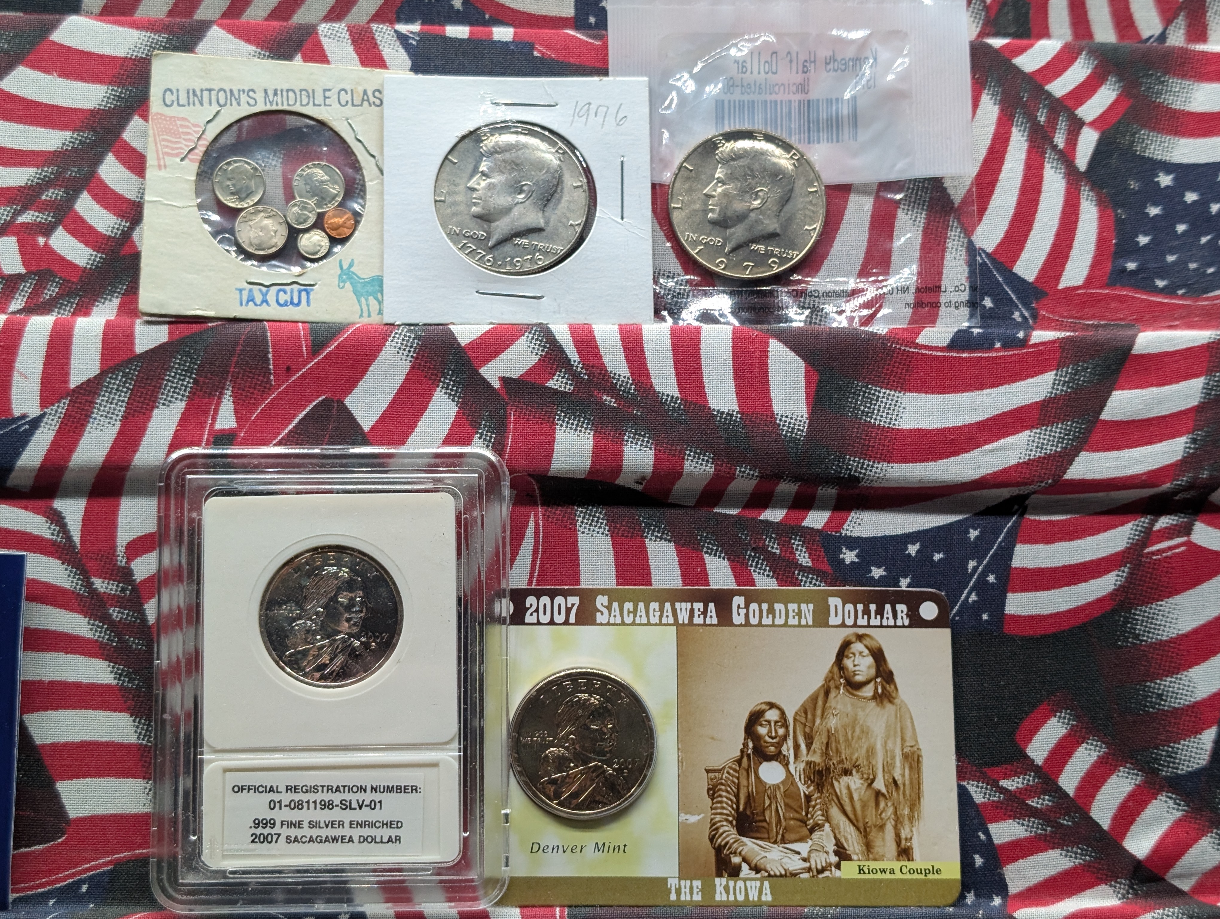 MASSIVE!! Grab Bag of Various Vintage & Modern U.S. Coin, Currency & Tokens - Includes 1/1000th Oz. 24k GOLD Texas Goldback