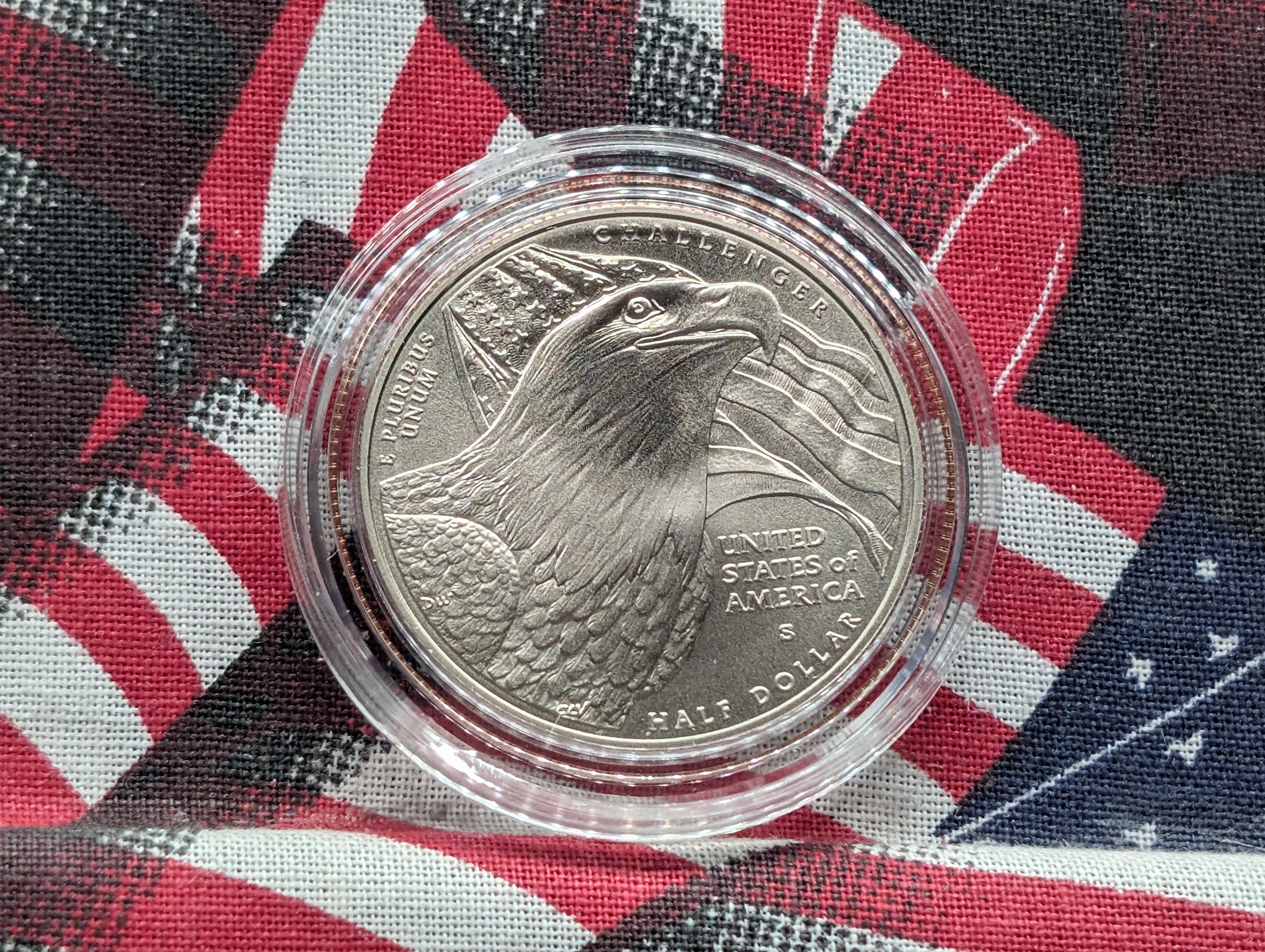 2008-S UNC Bald Eagle Commemorative Half Dollar in Government Capsule