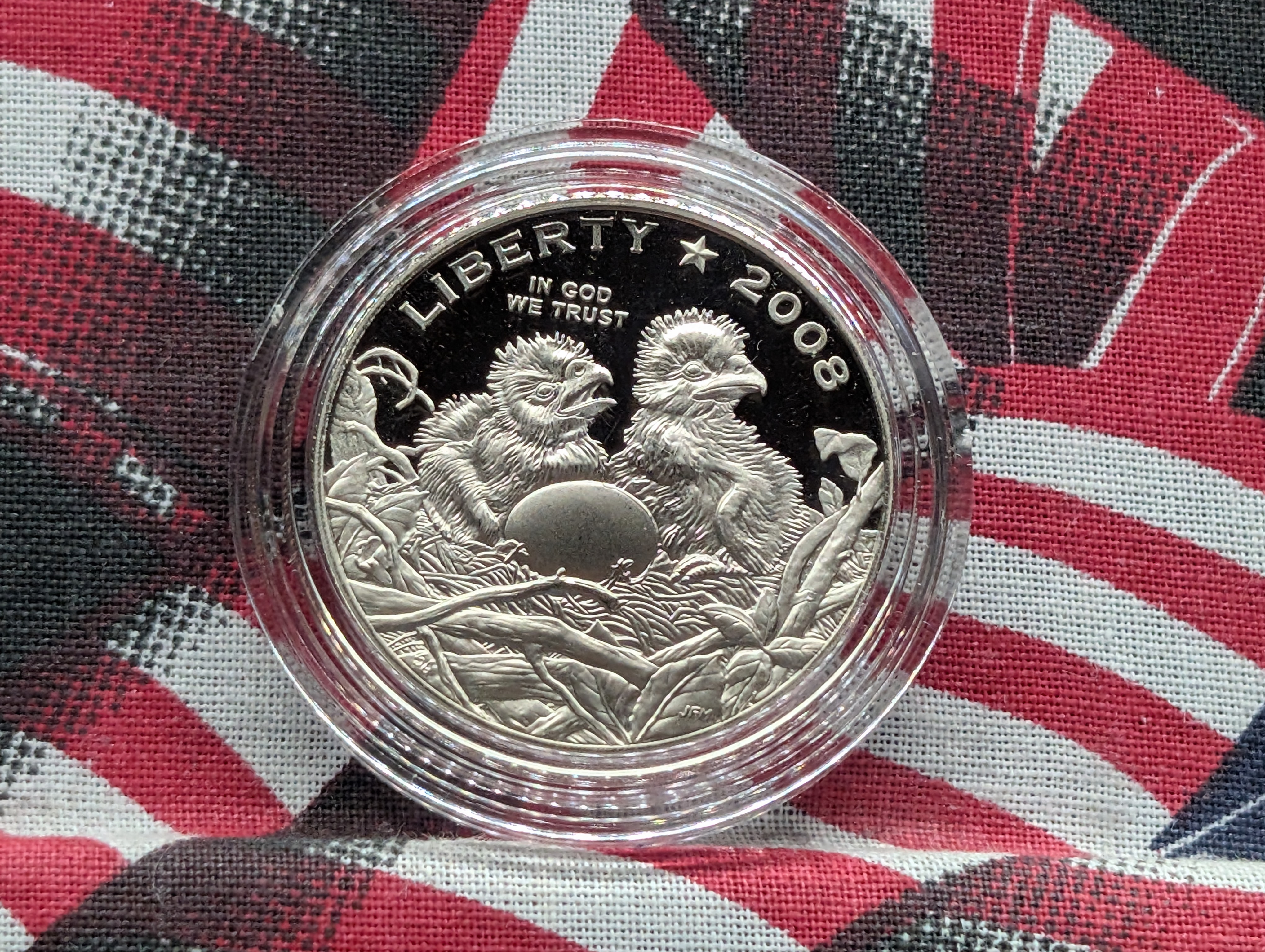 2008-S PROOF Bald Eagle Commemorative Half Dollar in Government Capsule
