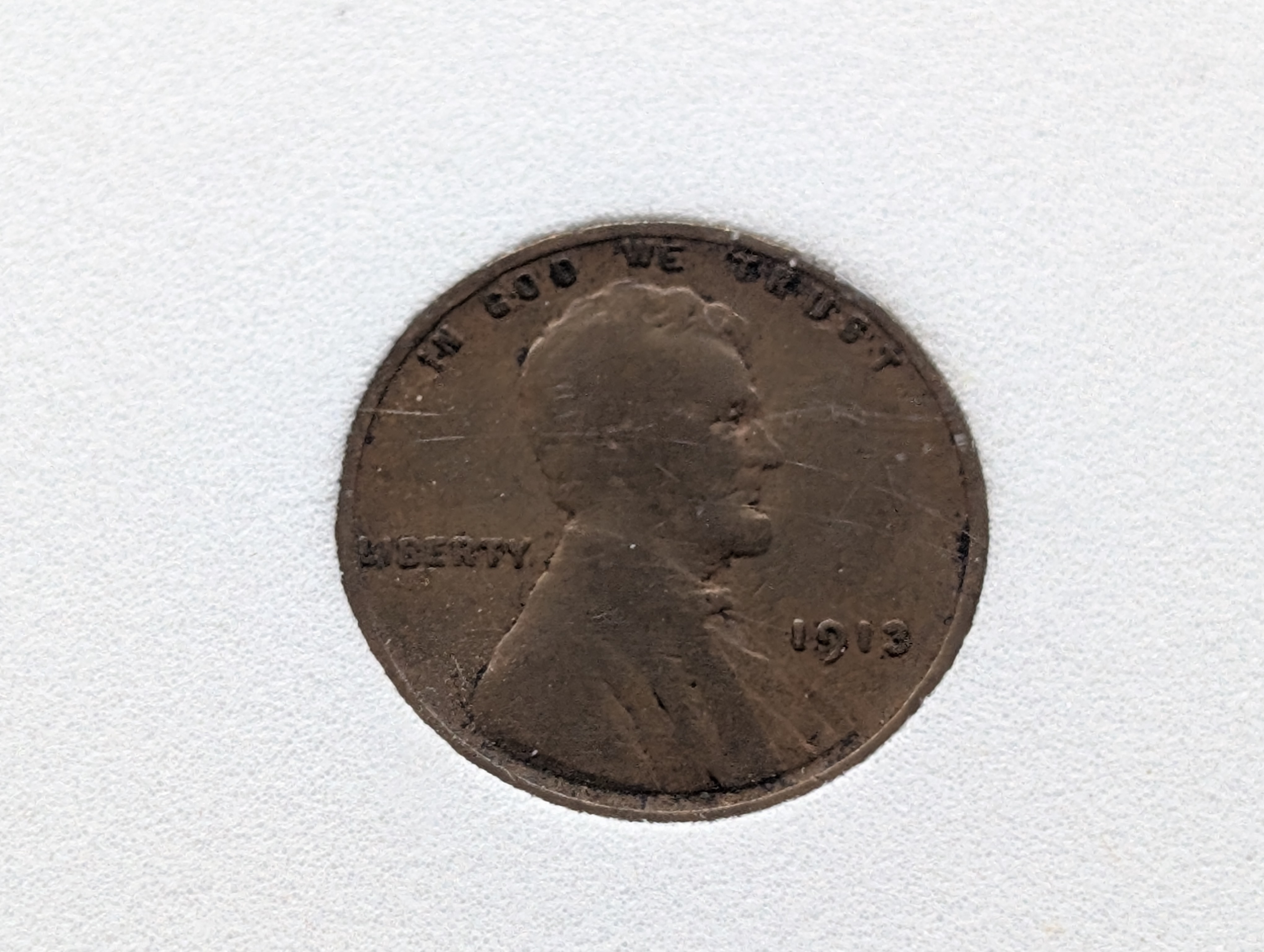 1913-P Lincoln Wheat Cent - IGS Grading Cert. G-4