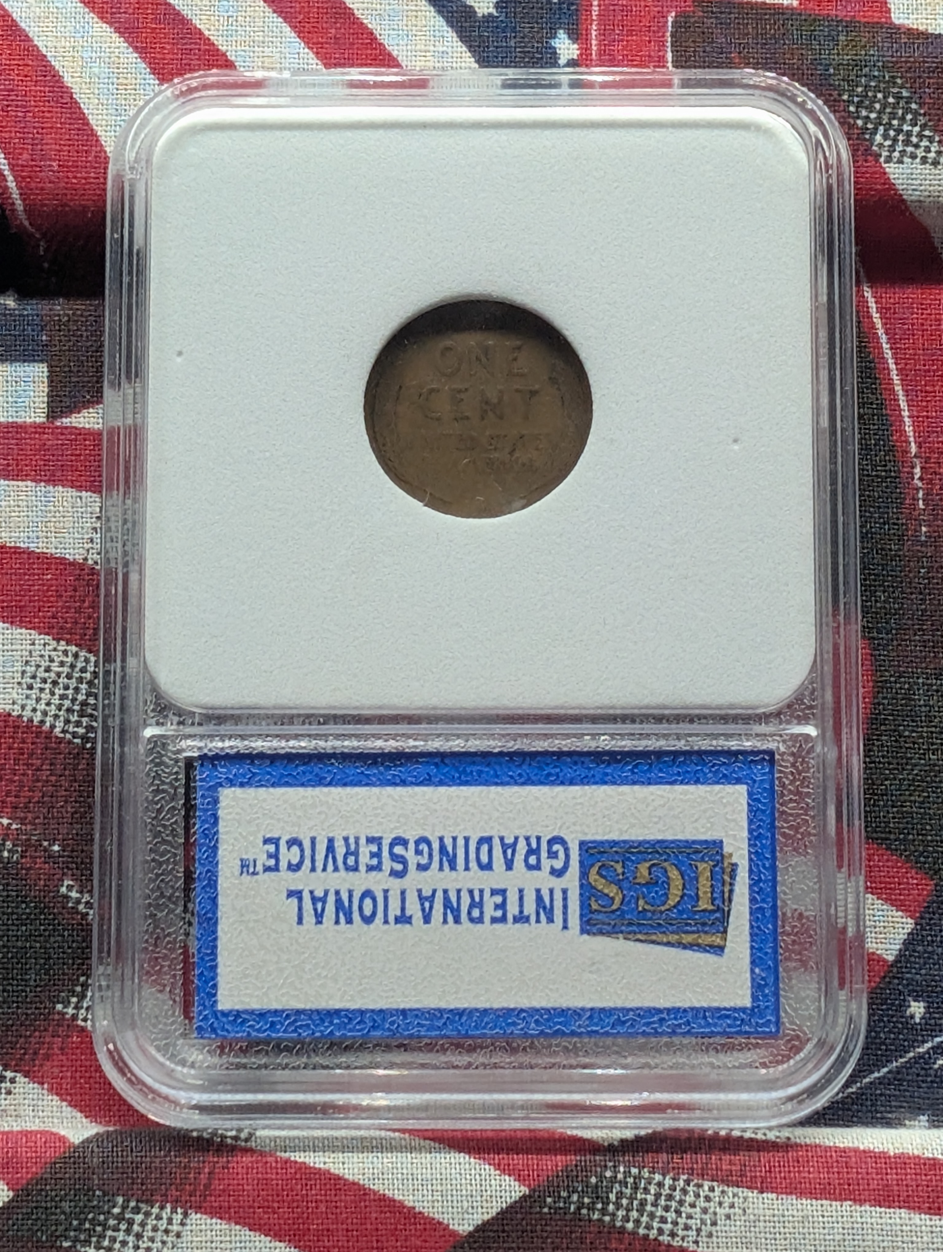 1913-P Lincoln Wheat Cent - IGS Grading Cert. G-4