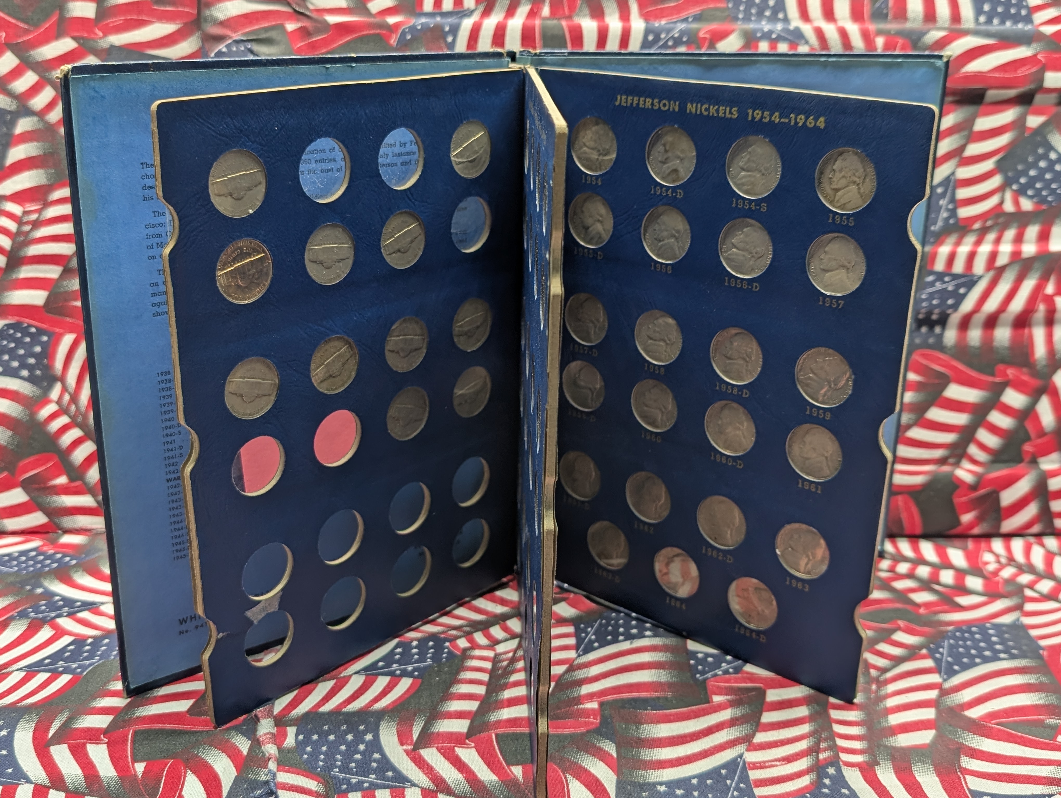 Partial 1938-2020 Jefferson Nickel Collection in 4 Albums - Includes Lots of KEY DATES!