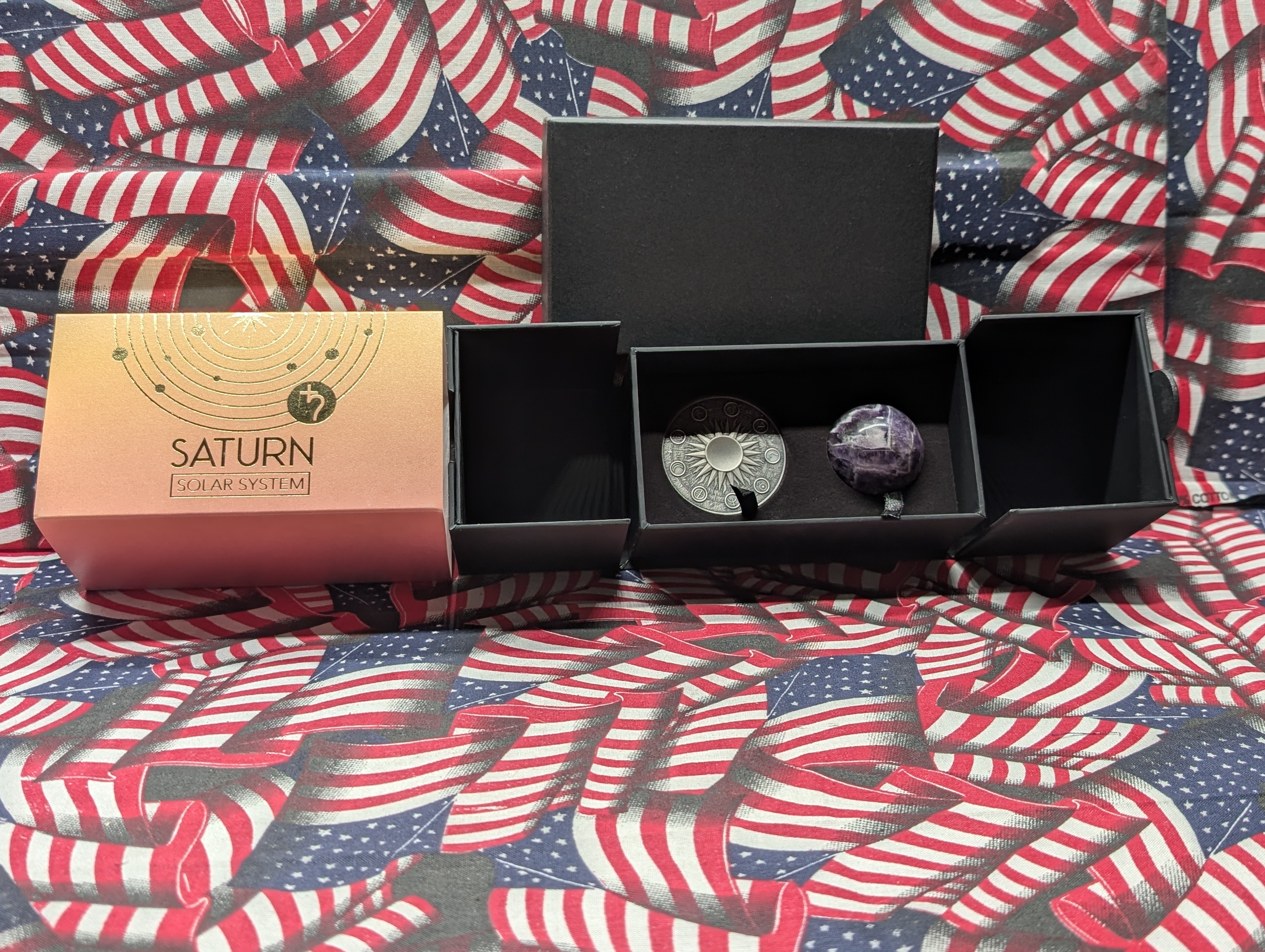 Limited Edition HIGH RELIEF Antique Finish Solar System 2 Oz. .999 FINE SILVER 2025 Republic of Ghana 10 Cedis Saturn (Ancient Scythe) Coin