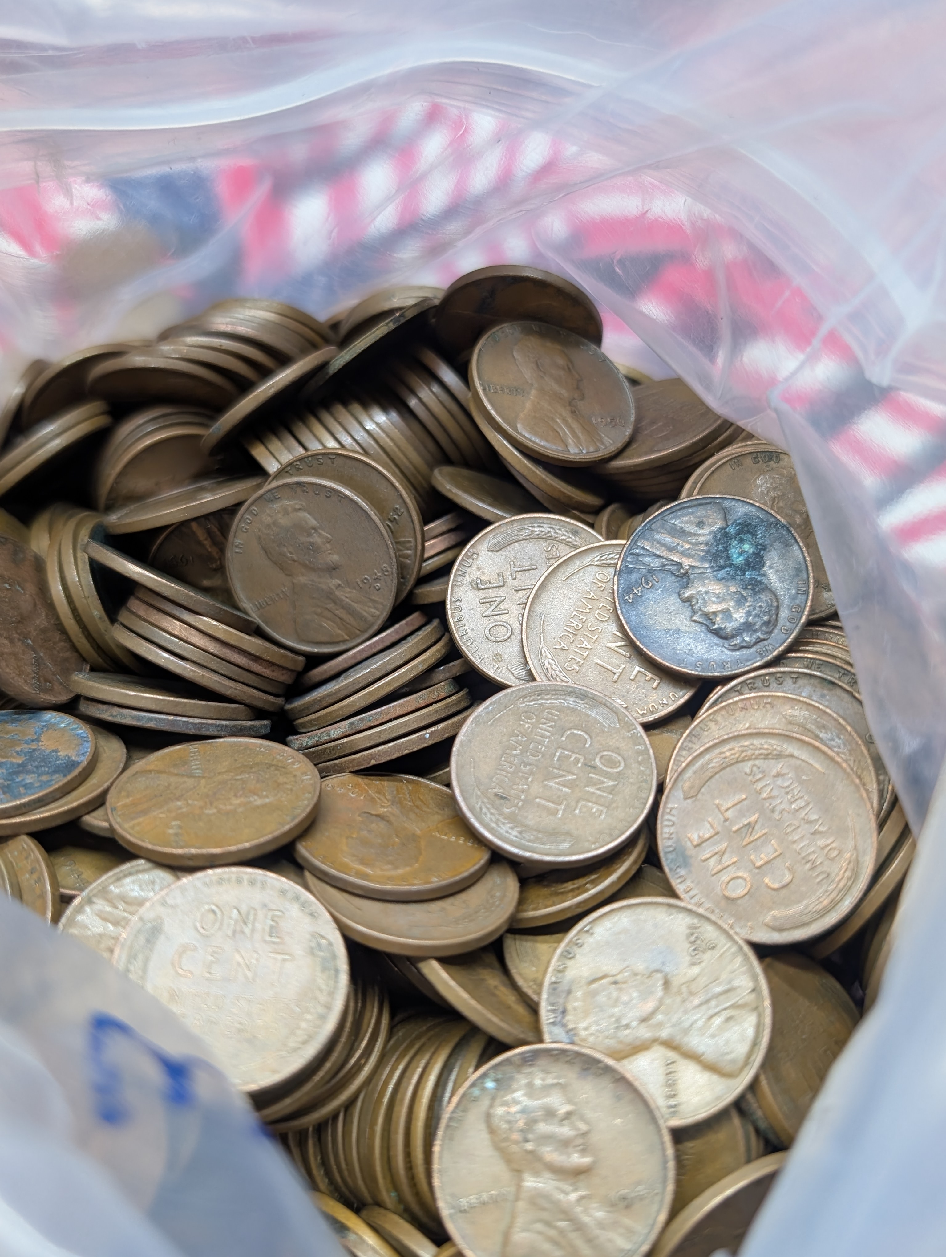 Bag of 1,000 Lincoln Wheat Cents
