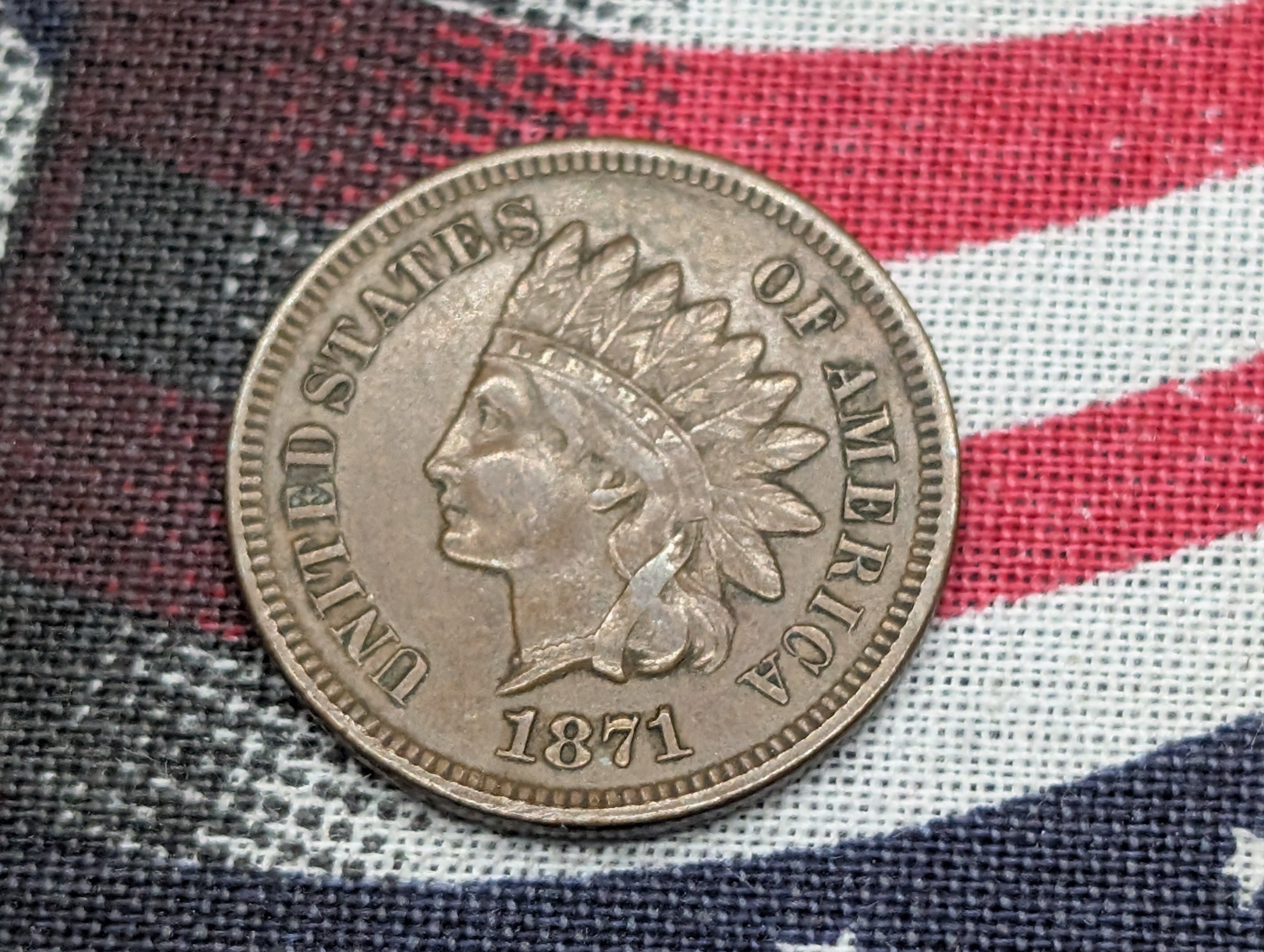 1871 Indian Head Cent